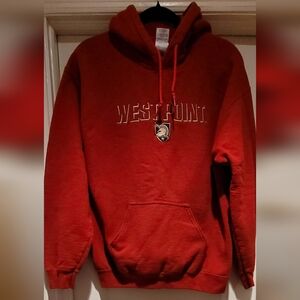 PRE-OWNED Unisex West Point Red Hoodie Sweatshirt